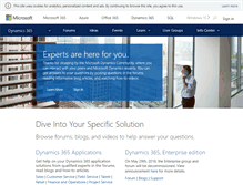 Tablet Screenshot of community.dynamics.com
