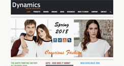 Desktop Screenshot of dynamics.se