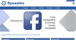 Desktop Screenshot of dynamics.com.br