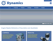 Tablet Screenshot of dynamics.com.br